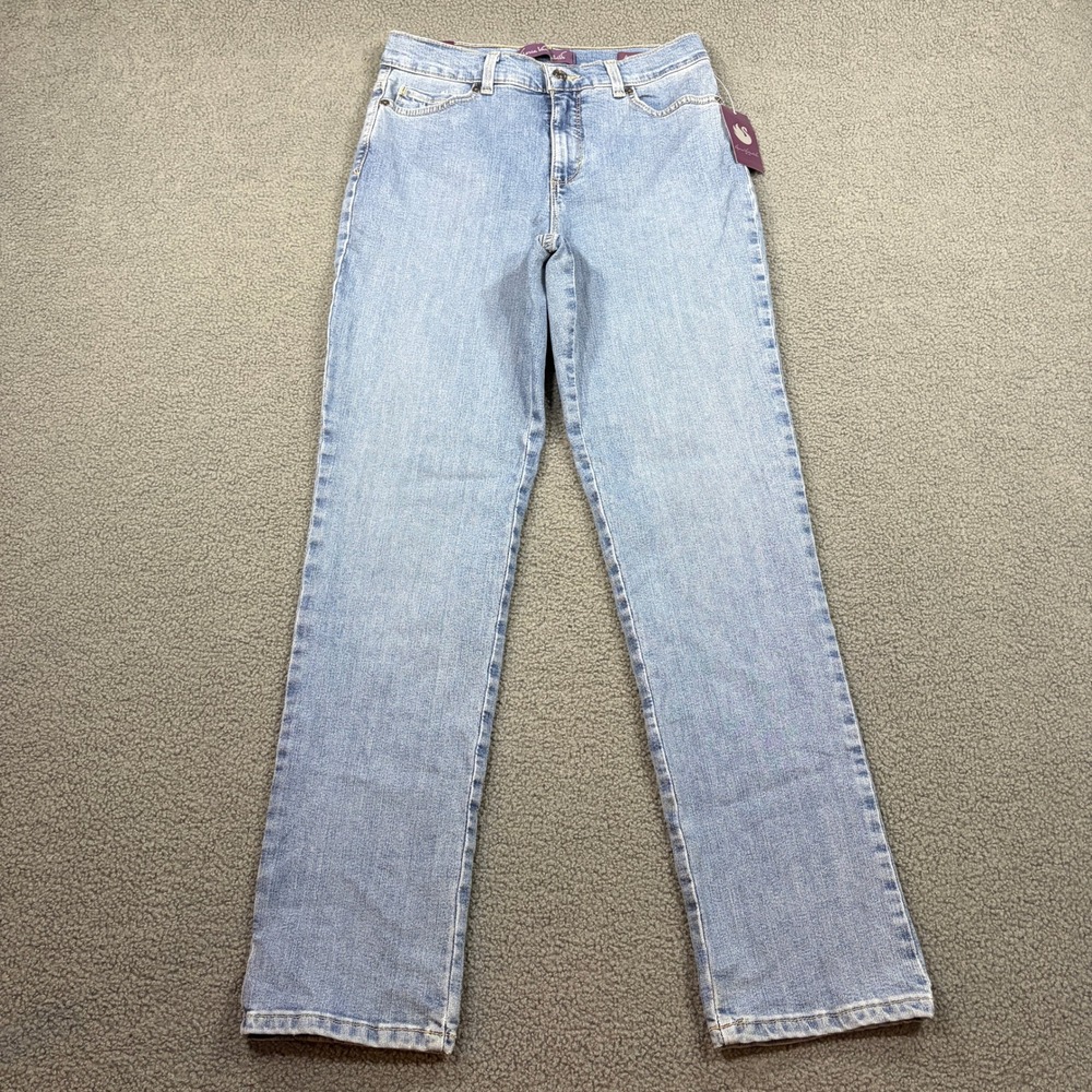 Gloria Vanderbilt Jeans Womens 6 Blue Amanda Callisto Classic High Rise Tapered